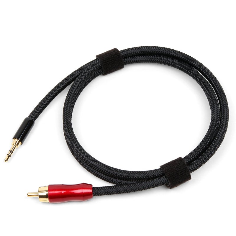 Micca Premium SPDIF Digital Coaxial Audio Cable - 3.5mm (1/8") to RCA, 3ft, Polarity: Tip - Signal, Sleeve - Ground - Image 4